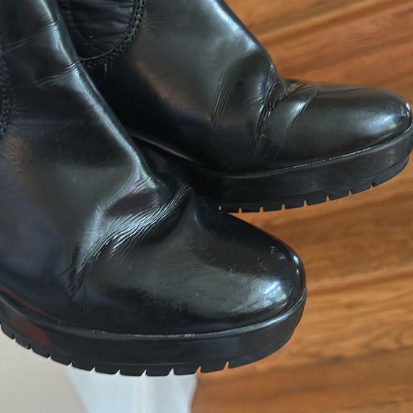 COACH | "Cantina" Quilted Puffer Wedge Winter Boots Size 7 - Picture 4 of 8